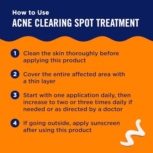 PanOxyl Acne Clearing Spot Treatment, Target Acne Pimples with Maximum Strength 10% Benzoyl Peroxide, Sooth Skin with Allantoin and Bisabolol, Lock in