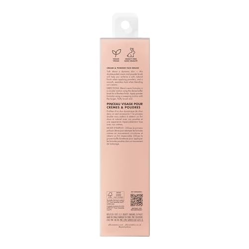 E. L.f. Cosmetics Cream & Powder Face Brush - Vegan and Cruelty-Free Makeup