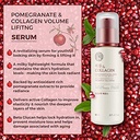 The Face Shop Pomegranate & Collagen Volume Lifting Serum - Helps Skin Look Firm & Supple - Reduces Fine Lines & Wrinkles - Improves Elasticity - Hydr