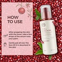 The Face Shop Pomegranate & Collagen Volume Lifting Serum - Helps Skin Look Firm & Supple - Reduces Fine Lines & Wrinkles - Improves Elasticity - Hydr