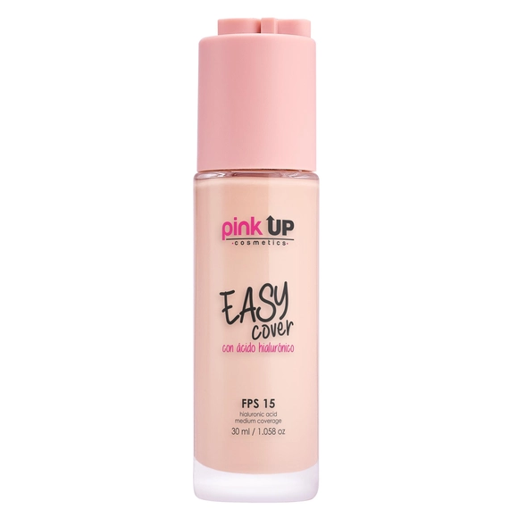PINK UP EASY COVER MAQUILLAJE LÍQUIDO + HIALURÓNICO
