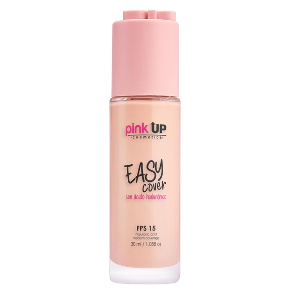 PINK UP EASY COVER MAQUILLAJE LÍQUIDO + HIALURÓNICO