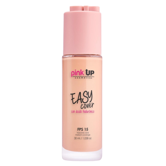 PINK UP EASY COVER MAQUILLAJE LÍQUIDO + HIALURÓNICO