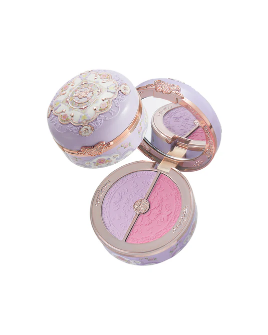 FlowerKnows - Butterfly Cloud Collar Highlighting & Blush Duo Powder - 6g
