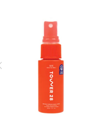 Tower 28 Beauty Mini SOS Daily Hypochlorous Acid Spray for Breakouts & Redness 1 oz/ 30 mL