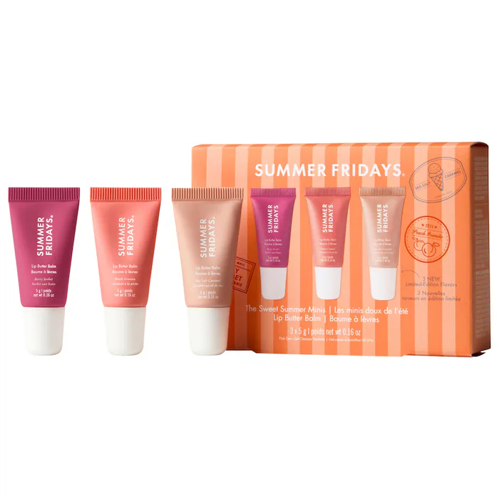 [850075952007] Summer Fridays The Sweet Summer Minis Lip Butter Balm Trio