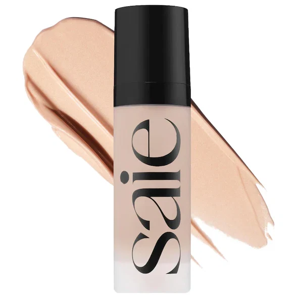Saie Mini Glowy Super Gel Lightweight Dewy Multipurpose Illuminator  0.5 oz / 15 mL (WARMGLOW)