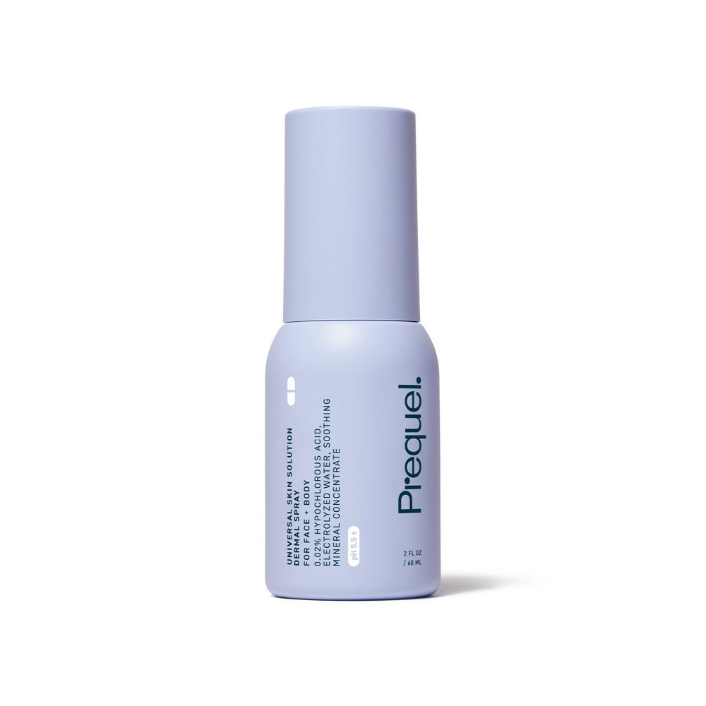Prequel Skin Universal Skin Solution Dermal Spray - Travel Size - 2 Fl Oz: Hypoallergenic, Alcohol-Free, for Sensitive Skin