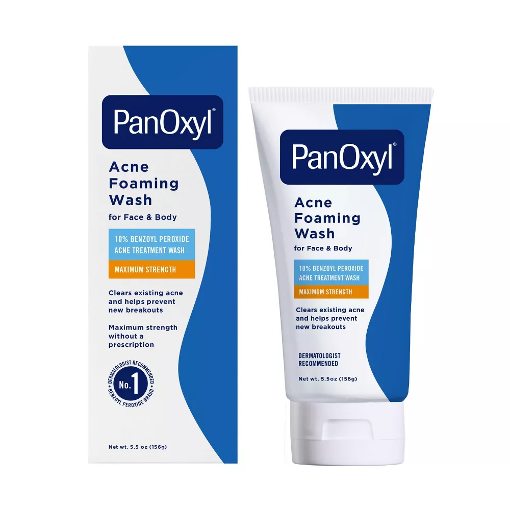 PanOxyl Acne Foaming Wash 5.5 Oz (156g)