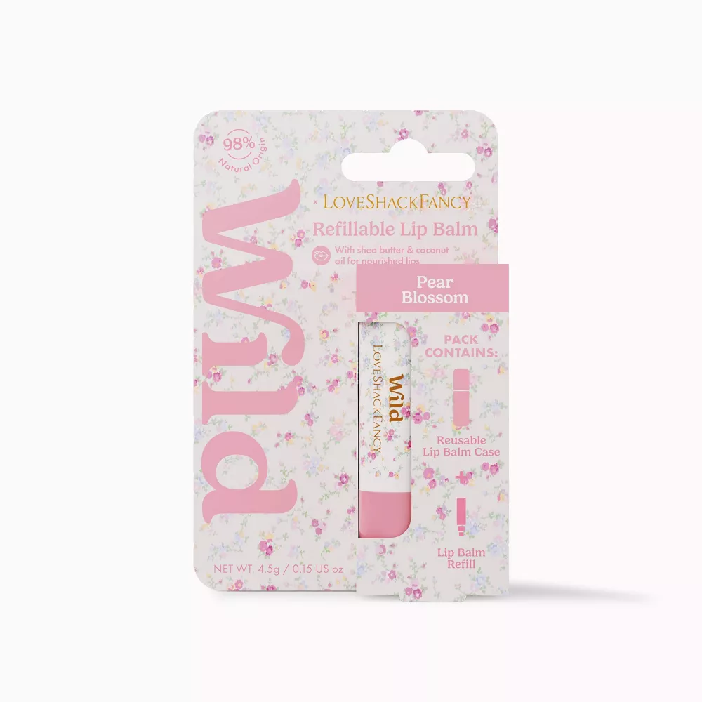 WILD Sunrise Patchwork Lip Starter Confetti Bloom/Sweet Pear & Nectar Lip Balm - 0.15oz