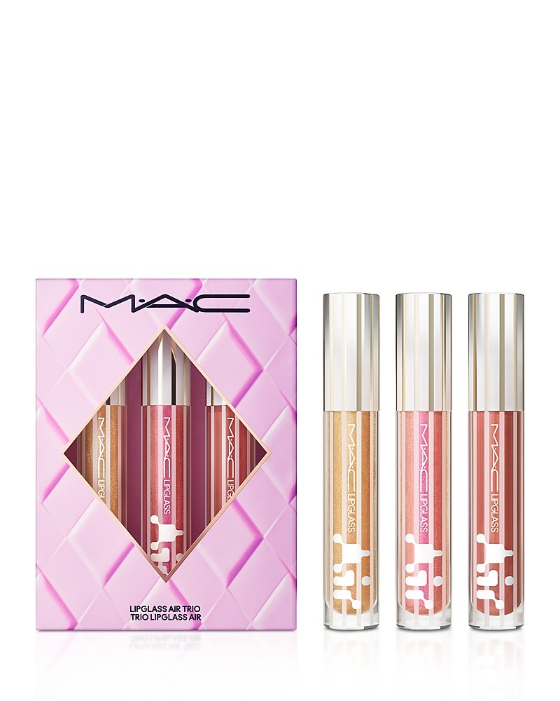 MAC Cosmetics Holiday Gloss Enthusiast Lipglass Air Trio Gift Set for Lips