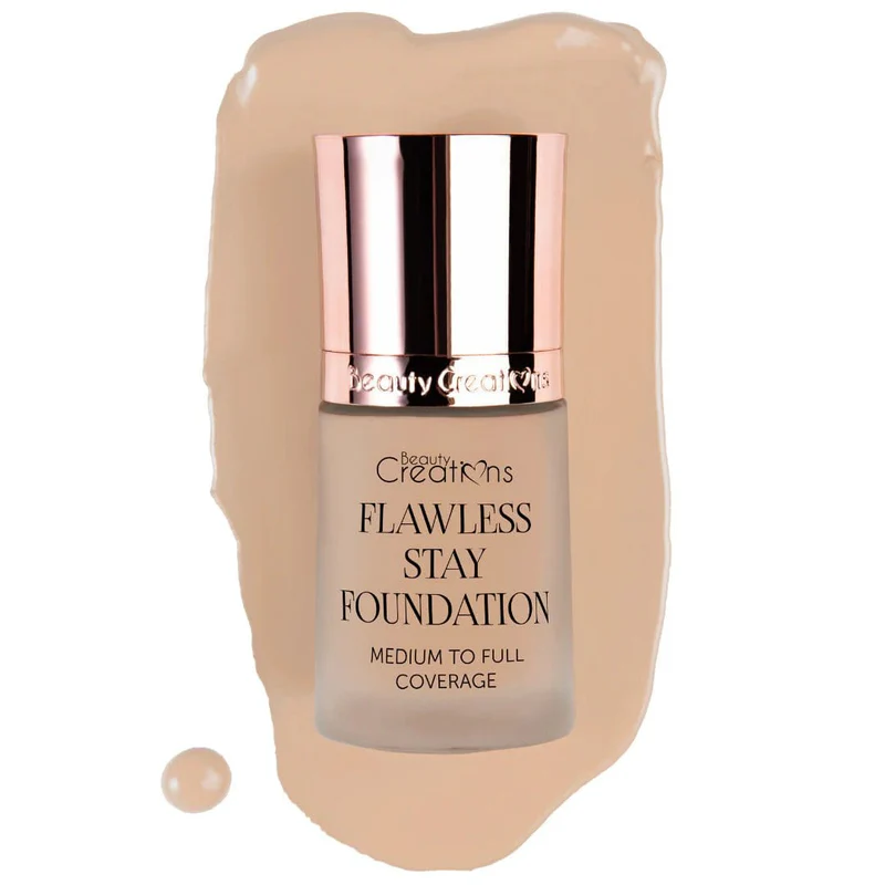 Beauty Creations Flawless Stay Base De Maquillaje Líquida Mate