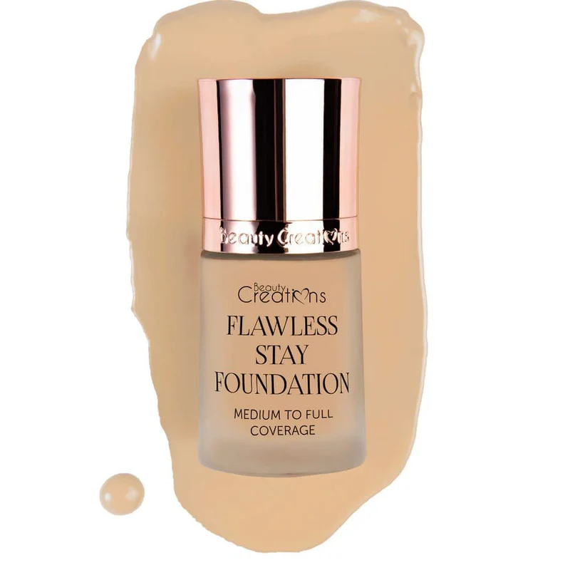 Beauty Creations Flawless Stay Base De Maquillaje Líquida Mate