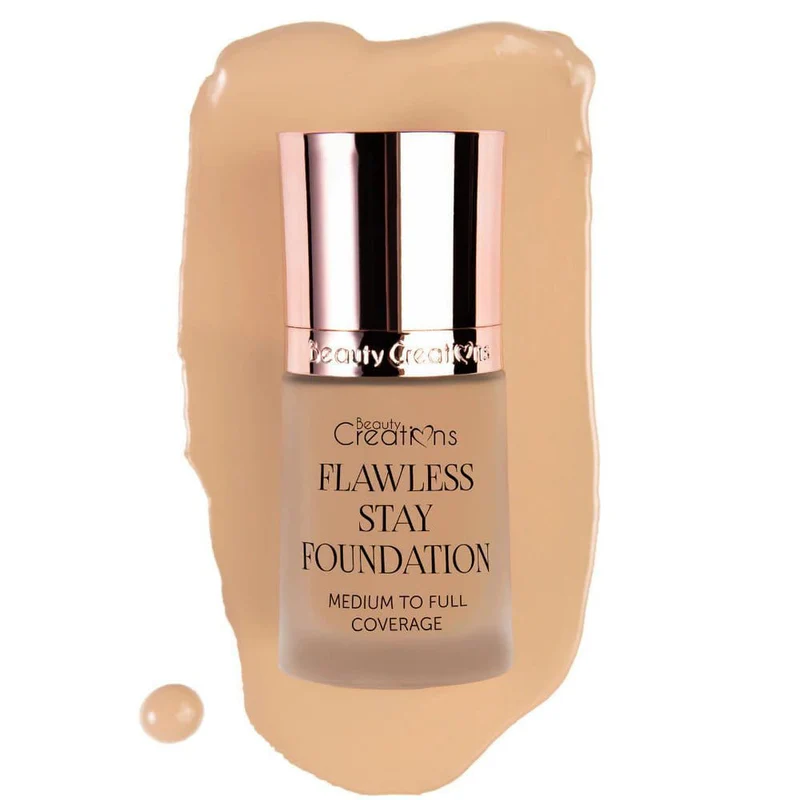 Beauty Creations Flawless Stay Base De Maquillaje Líquida Mate