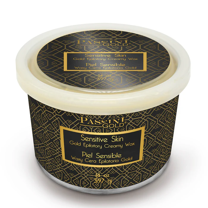 Passini Gold Cera depilatoria Gold 14 OZ (PIEL SENSIBLE)